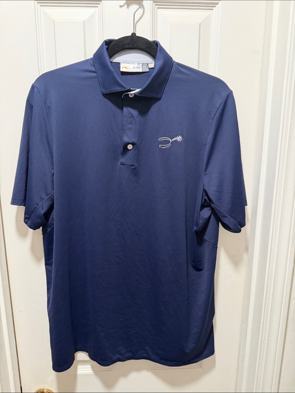Men's Navy Polo with Subtle Emblem